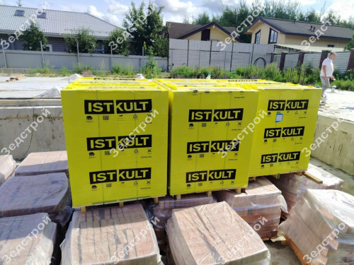 Газобетонные блоки Istkult D500 625х750х150 Jumbo перегородочные
