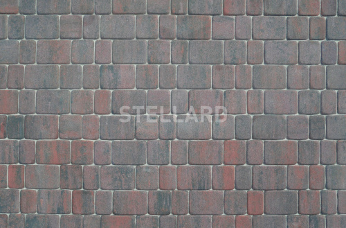 Тротуарная плитка Stellard Старый город Color mix Браун 40