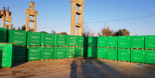 Газобетонные блоки ВКБлок D500 625х125х250 перегородочные