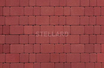 Тротуарная плитка Stellard Старый город Красная 60